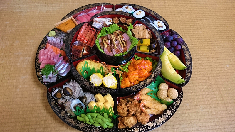 刺身寿司入鉢盛